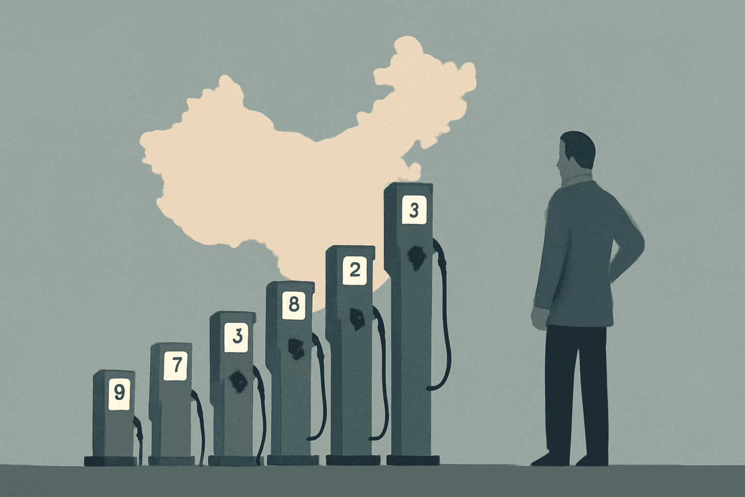 China's electric vehicle charging piles surpass 22.5 million as private installations surge