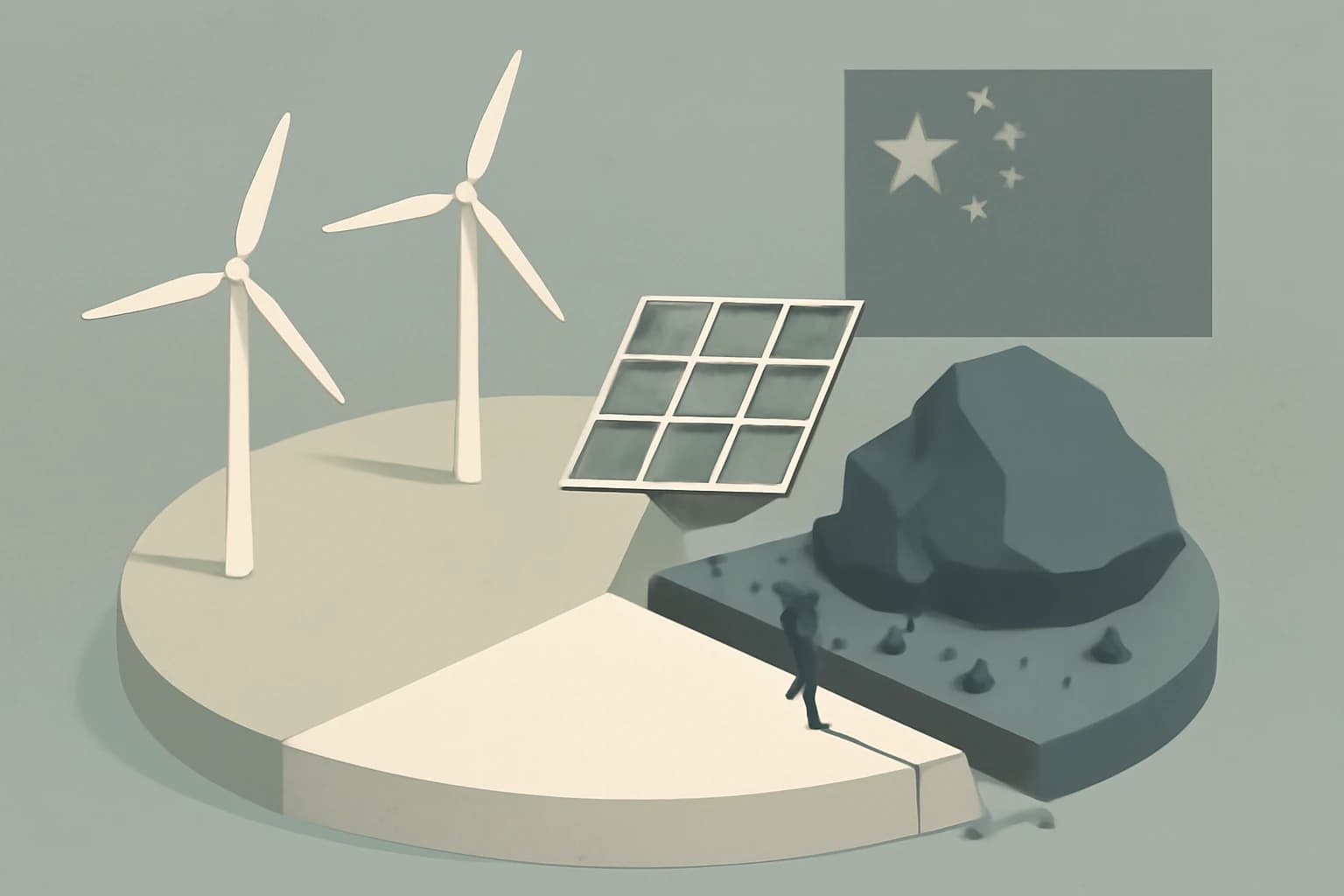 L'éolien et le solaire approchent la moitié des capacités électriques chinoises, tandis qu'émergent les coûts de sortie du charbon