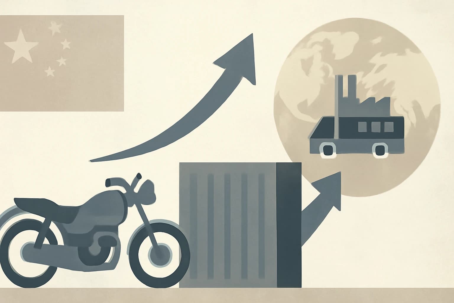 China's motorcycle industry shifts from exporting products to exporting operations