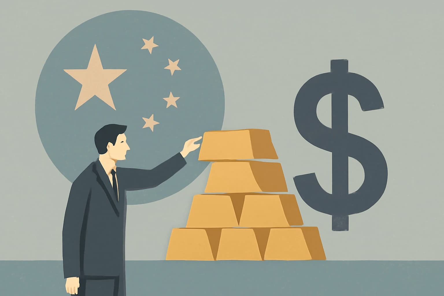 La PBOC réalise ses achats d'or les plus importants en trois ans tandis que la Chine se détourne des actifs en dollars américains