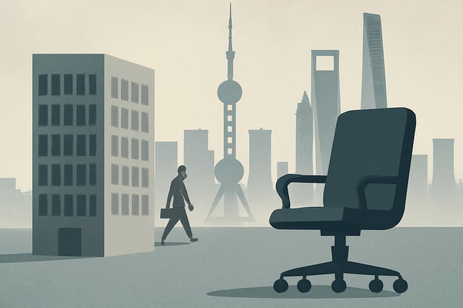 Shanghai leads world in empty offices as foreign investment retreats