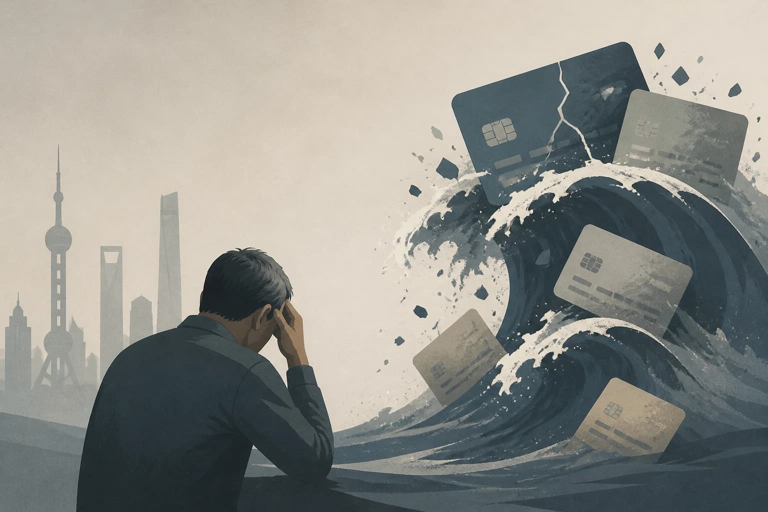 China credit card defaults surge among middle-aged borrowers